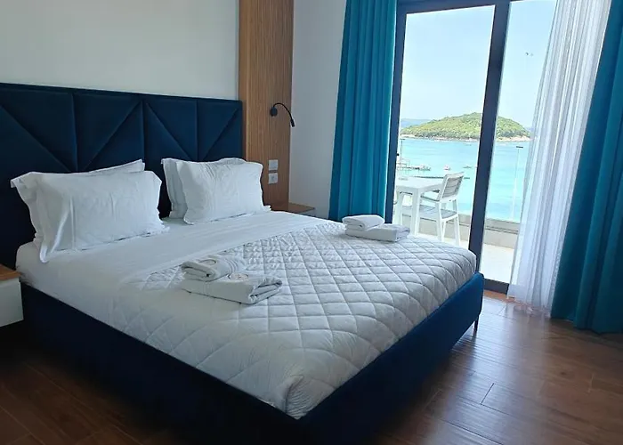 Hotel sulla spiaggia: King Hotel Ksamil